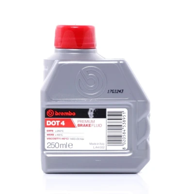 Imagen de BREMBO DOT 4 L A4 002 Líquido de Frenos 0,25 Premium Brake Fluid