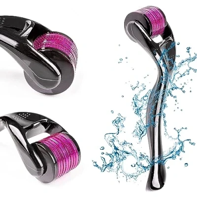 Imagen de YOUNLEN Derma Roller, Roller 540 Agujas De Titanio, 0.5 MM Dermaroller Cabello,Rodillo Facial, Microneedling Roller,Rodillo Para Barba,Crecimiento La Barba, Reducir PéRdida Cabello