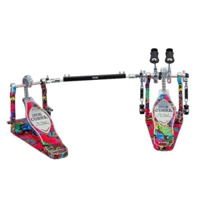 Imagen de Tama Iron Cobra 900 Power Glide Marble Psychedelic Rainbow Limited Edition Double Bass Drum Pedal
