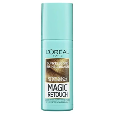 Imagen de L&#039;Oréal Paris Magic Retouch Spray de recubrimiento rubio oscuro a marrón claro, 75 ml