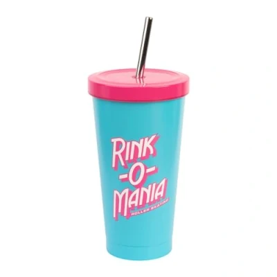 Imagen de Grupo Erik Vaso termo Stranger Things con tapa y pajita 550ml, Taza termica cepillo limpieza termico café frio o caliente sin BPA para café, cafe llevar