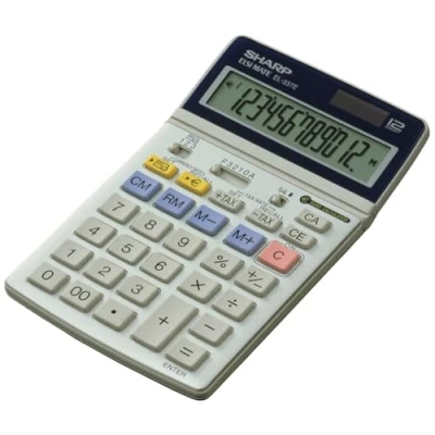 Imagen de Sharp EL 337C Calculadora (12 dígitos)