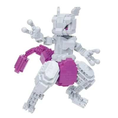 Imagen de nanoblock Pokémon Edición Deluxe Mewtwo, kit de construcción la serie