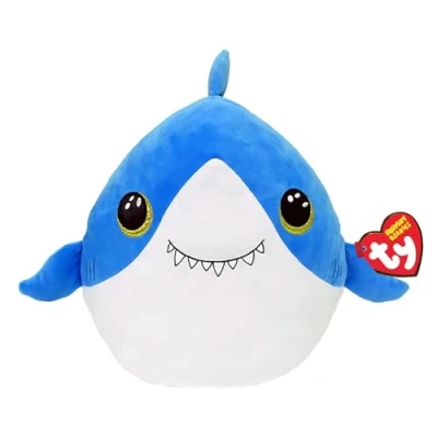 Imagen de Ty Finsley Hai Squish a Boo 10 Pulgadas Squishy Beanies para niños, Peluches Suaves bebés Juguetes de Peluche coleccionables