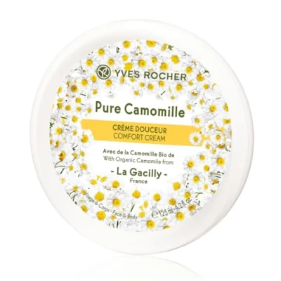 Imagen de Yves Rocher PURA CAMOMILLA crema de cuidado 125ml para rostro y cuerpo facial Cara hidratante corporal suave hidrata