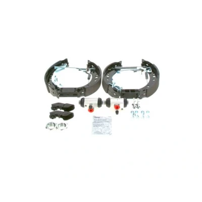 Imagen de BOSCH 0 204 114 613 Kit frenos, disco de tambor con accesorios, cilindro freno rueda CITROËN: C3 I Hatchback, C2 Enterprise