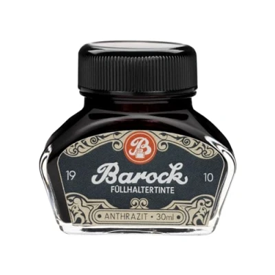 Imagen de Barock 1910 tinta de escritura para pluma estilográfica, cristal, bolígrafo tinta, en tintero, 30 ml, gris