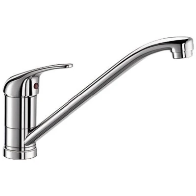 Imagen de BLANCO 521751 Grifo de Fregadero Cocina Que se Monta Debajo la Ventana con caño Fijo Daras F cromo 521751, Cromado, Rohrauslauf