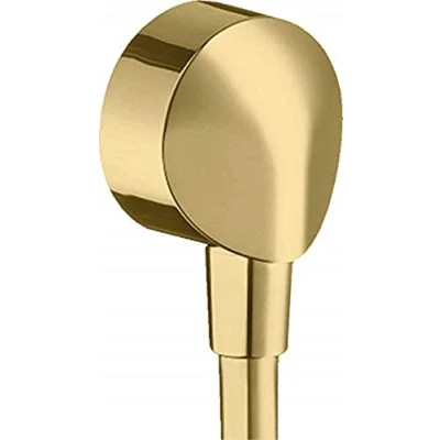 Imagen de hansgrohe 27454990 FixFit E sin válvula antirretorno, color dorado pulido
