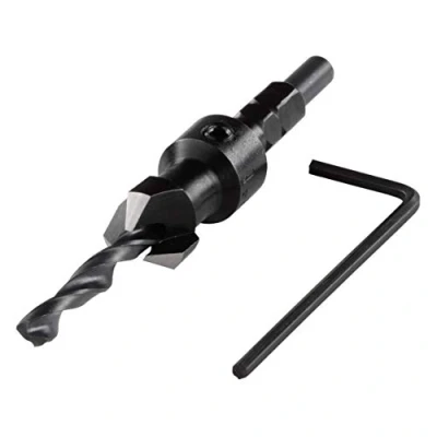 Imagen de wolfcraft Broca de Perforación previa con avellanador, Ø 4,5 12 mm I 2545000 y avellanado en un paso