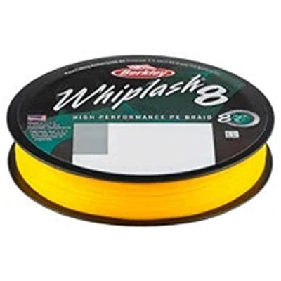 Imagen de Berkley Whiplash 8 Línea Trenzada Yellow 0.08mm / 12.9kg (300m) Hilo trenzado
