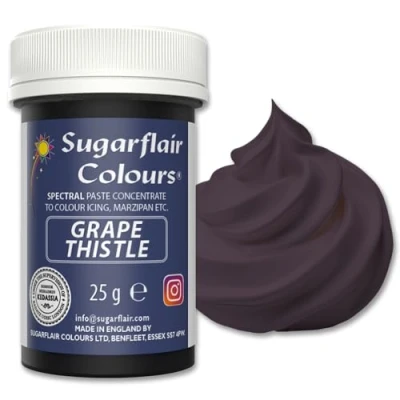 Imagen de Sugarflair Spectral Paste Concentrate Color Icing Marzipan 25g Grape Thistle