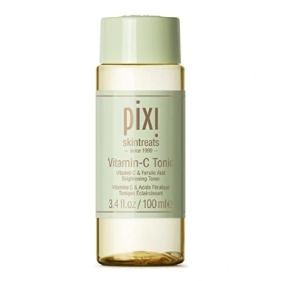 Imagen de Pixi tónico facial iluminador y calmante con vitamina C, potencia la luminosidad de piel, enriquecido C ácido ferúlico, diario sin alcohol, 100 ml/3,4 fl oz