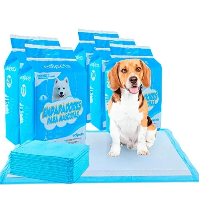 Imagen de Edipets, Empapadores Perros, 60x60 cm, (100 Unidades), Alfombrillas Higiénica Desechables para Mascotas, Toallitas de Entrenamiento y Adiestramiento, Absorbentes,Resistente a Prueba Fugas