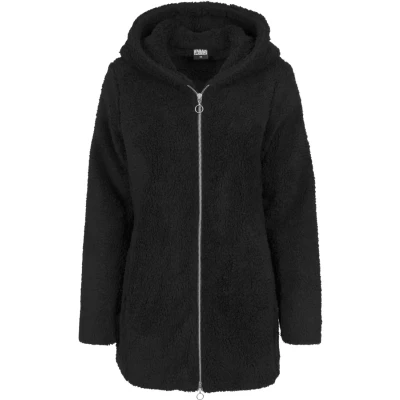Imagen de Urban Classics Ladies Sherpa Jacket Abrigo de invierno, Mujer, Talla: Large, Black