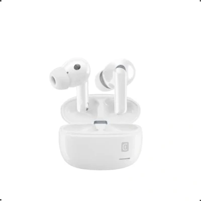 Imagen de Auriculares inalámbricos CellularLine BTECLIPSETWSW, Intraurales, Bluetooth, Blanco