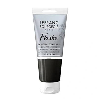 Imagen de Lefranc Bourgeois vinilo Pintura Acrílica, extra fina color de para artistas, Negro, 80ml Tube Vinylfarbe