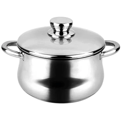 Imagen de Fagor Silverinox Cazuela Inducción 20 cm, 2,8 Litros Acero Inoxidable 18/10, Tapa, Fondo Difusor de Triple Capa, Apto para Todas las Cocinas, Vitrocerámica, Gas, Horno, Lavavajillas