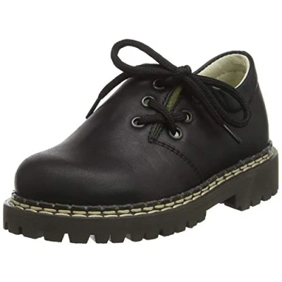 Imagen de Richter Kinderschuhe Haferl, Zapatos de Cordones Derby Niños, Negro (Black/Olive 9901), 40 EU
