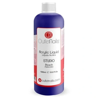 Imagen de Liquido Acrilico Perfumado Melocotón Studio para uñas 1000ml (Secado Medio) / Monómero acrílicas Outlet Nails