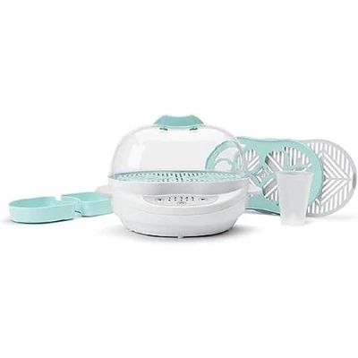 Imagen de NutriBullet Vaporizador turbo Baby Preparación y procesador de alimentos para bebés, desinfectante, esterilizador 420 Watt BSR08N
