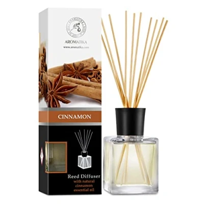 Imagen de Difusores Canela 200ml de Aromas Aromaterapia Difusor Perfumado Ambientador Varillas Rattan Relajación