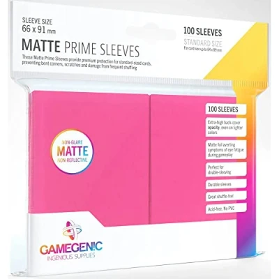 Imagen de Gamegenic GGS11036ML Matte Prime Sleeves (100 Pack), Pink