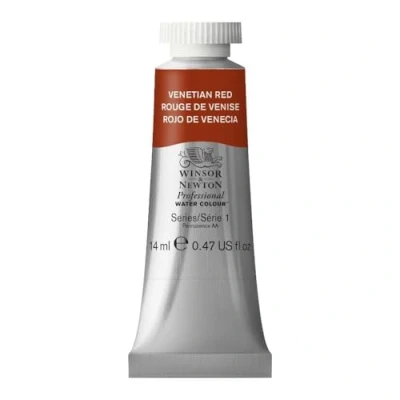 Imagen de Winsor &amp; Newton Acuarela Profesional Pintura De Acuarela, Alta Luminosidad, Resistente a la Luz, Calidad Archivo, Tubo 14 ML, Color Rojo Venecia