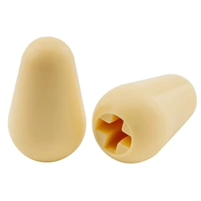 Imagen de Musiclily Pro Tamaño Pulgadas Botón para Interruptor de Palanca 5 vías Guitarra Eléctrica, Crema (2 piezas)