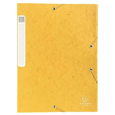 Imagen de Exacompta 14006H Carpeta de proyecto con goma, color amarillo