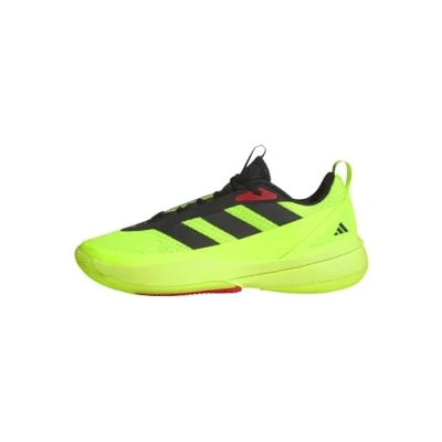 Imagen de adidas Front Court Shoes, Zapatillas de Baloncesto Unisex Adulto, Lucid Lemon/Core Black/Pure Ruby, 43 1/3 EU