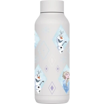 Imagen de Quokka Botella Termo Acero Inoxidable Solid White 510 ML Frozen Diamond