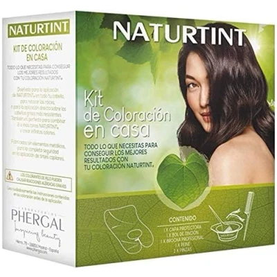 Imagen de Naturtint Kit de Coloración en Casa 5 Accesorios Brocha + Capa Peine Pinzas Bol Tinte Pelo Sin Elementos Metálicos Cabello Resultados Peluquería desde