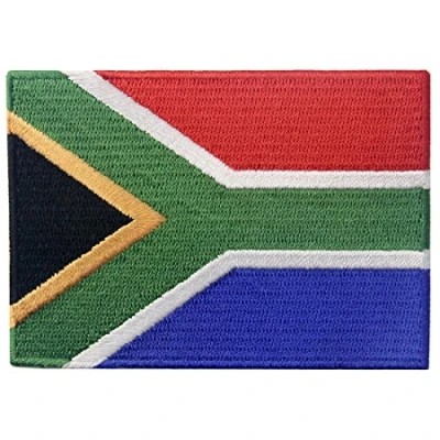 Imagen de Bandera de Sudáfrica Emblema Nacional Parche Bordado Aplicación con Plancha