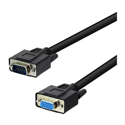 Imagen de Cable VGA Macho a Hembra EDENWOOD Negro 2m
