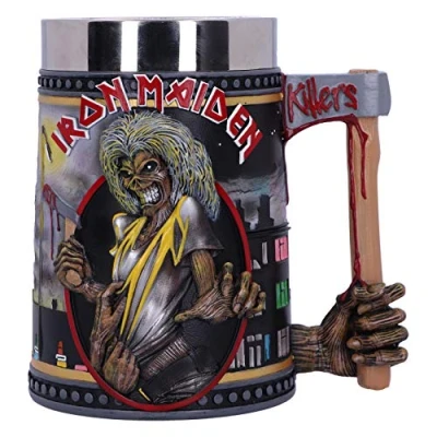 Imagen de Nemesis Now EV 25006 Licencia Oficial Iron Maiden The Killers Eddie álbum de Petanca, Metal, Negro, 1 Unidad (Paquete 1)