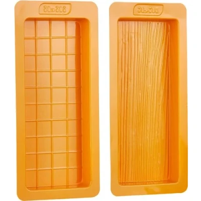 Imagen de IBILI Set 2 Moldes Turron, Tronco + Onzas, Color Naranja