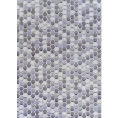 Imagen de d c fix papel pintado de pared hexágono paneles 3D lavable y impermeable vinilo decorativo mural revestimiento pegatinas PVC para cocina, baño, salon, dormitorio 67,5 cm x 4 m
