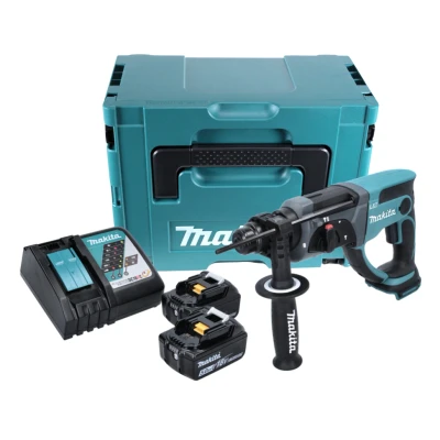 Imagen de Makita DHR202RTJ Martillo ligero 20mm 18V litio 5,0 Ah makpac