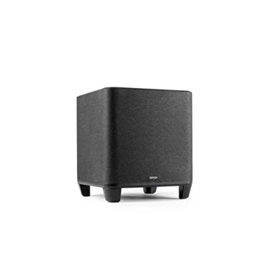 Imagen de DENON Subwoofer inalámbrico con HEOS Integrado, WiFi, Amplificador de Clase D, Caja Graves 8 Pulgadas para Cine en casa y música, Negro