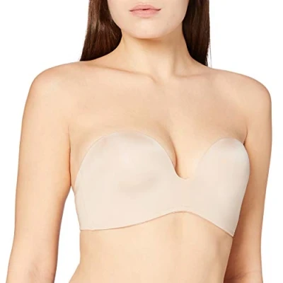 Imagen de Wonderbra Perfect Strapless BH Sujetador, Beige, 95E (Talla Fabricante: 95E) para Mujer