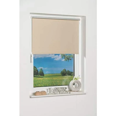Imagen de K home 541849 4 Klemmfix Estor de Mini 209, plástico, Beige, 150 x 70 5,7 cm