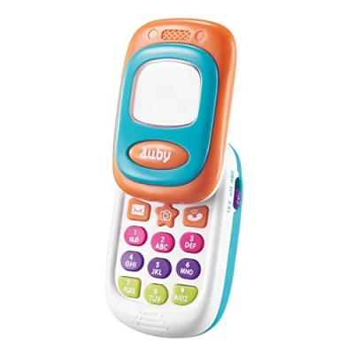 Imagen de auby Slide &amp; Learn Mobile Phone, Sensoriales con Música, Juguetes Preescolares para Niños de 9 10 11 12 Meses, Regalos Cumpleaños Navidad, FR461588 (auldey