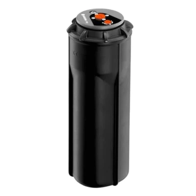 Imagen de Gardena Rociador Sistema de rociadores emergente turbina T380: riego para céspedes más grandes hasta 380 m², rango alcance ajustable (6 11 m) y ajuste sector continuo