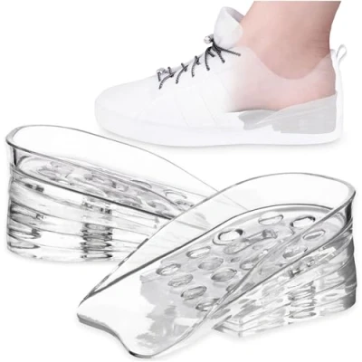 Imagen de SULPO Plantillas elevadoras de zapatos Aumento Altura para hombre aumentar el talón Increase Insoles Almohadillas Cuña