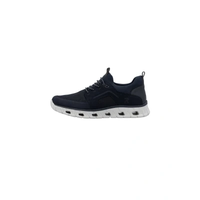 Imagen de Rieker Zapatillas bajas para hombre 04352 con plantilla suelta, Azul 14, 42 EU