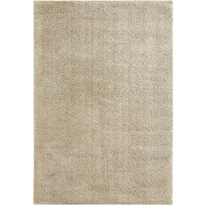 Imagen de andiamo Alfombra Chia salón o Dormitorio con 30 mm de Altura Pelo Monocolor 120 x 170 cm Beige