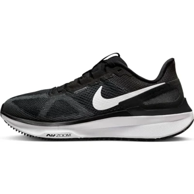 Imagen de Nike Performance AIR ZOOM Structure 25 Zapatillas de running estables, Mujer, Talla: 44.5, Black/white/dark smoke grey Zapatos