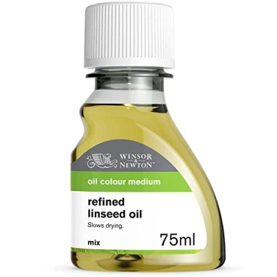 Imagen de Winsor &amp; Newton aditivo para óleo Aceite de linaza Refinado 75ml