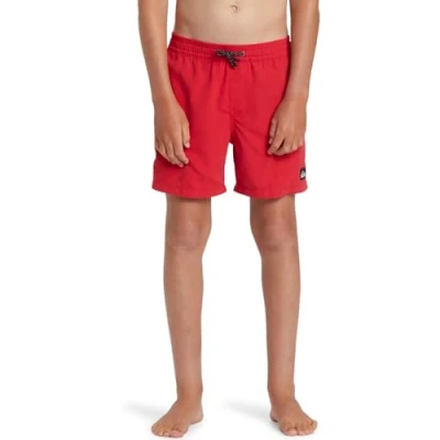 Imagen de Quiksilver Everyday Solid Volley Bañador para niños, Talla: 10a, High risk red